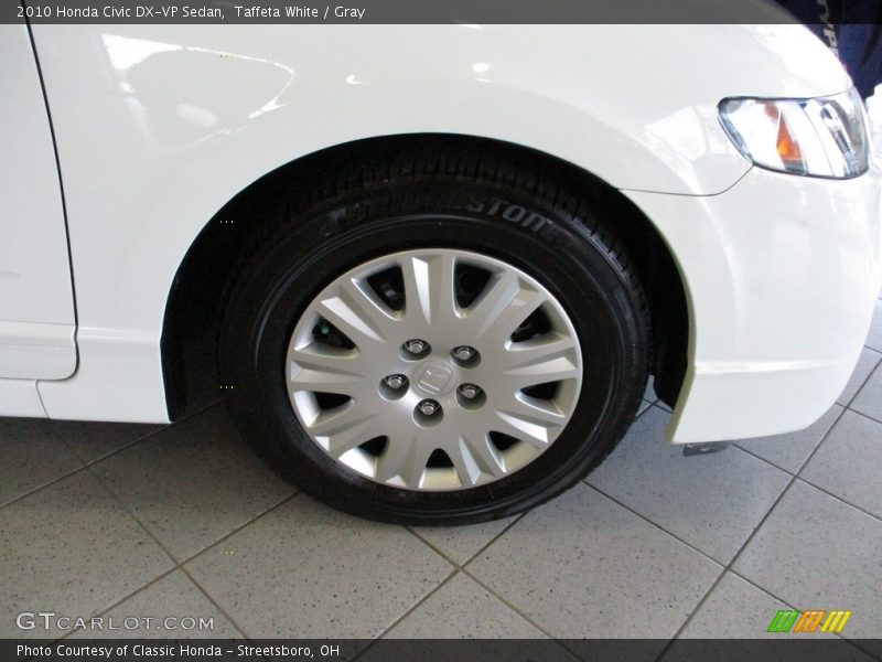 Taffeta White / Gray 2010 Honda Civic DX-VP Sedan