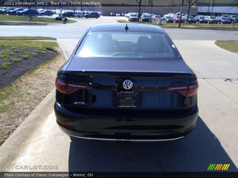 Black Uni / Storm Gray/Black 2021 Volkswagen Jetta S
