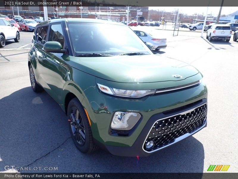 Undercover Green / Black 2021 Kia Soul EX