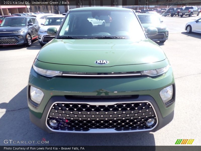 Undercover Green / Black 2021 Kia Soul EX