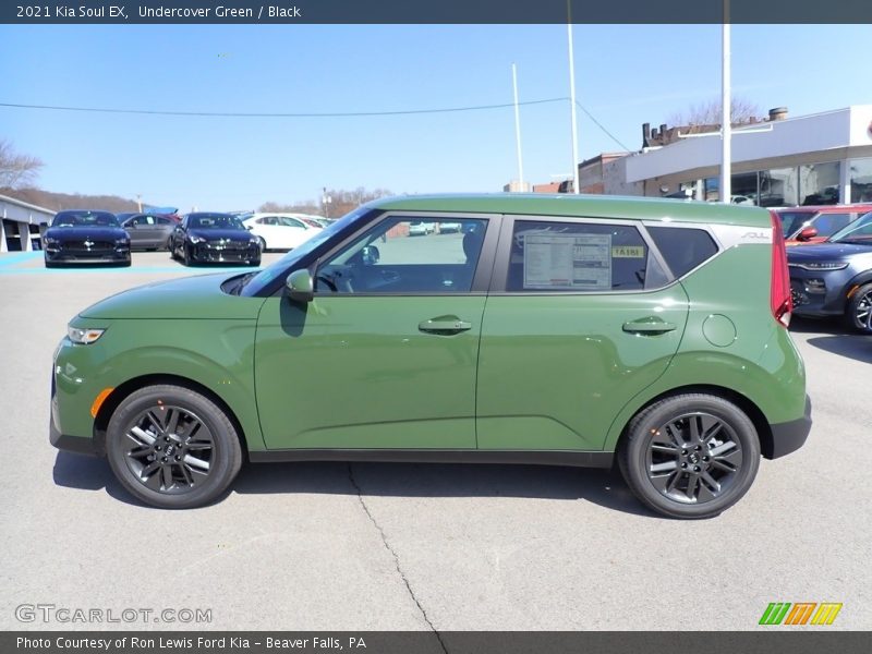 Undercover Green / Black 2021 Kia Soul EX