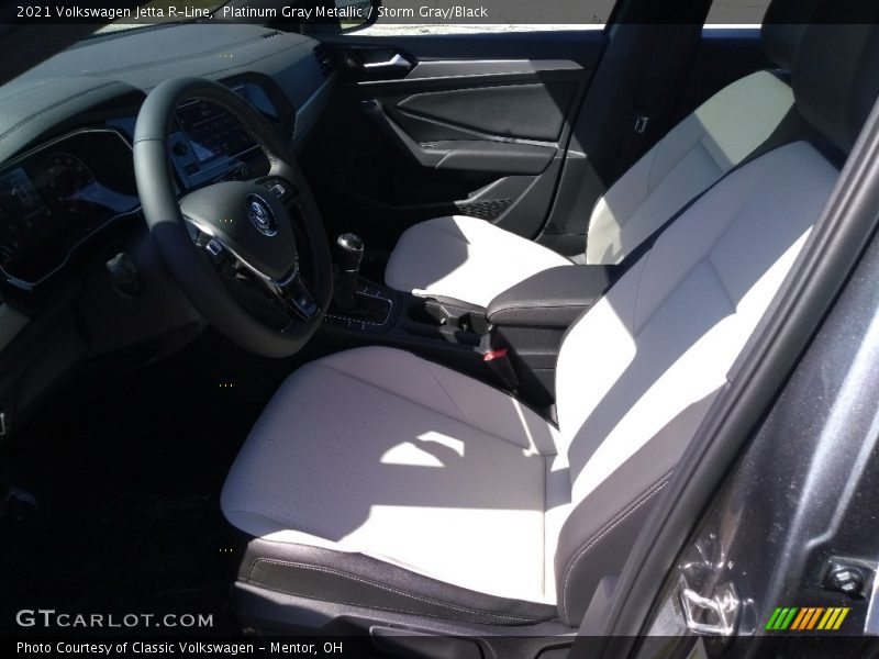  2021 Jetta R-Line Storm Gray/Black Interior