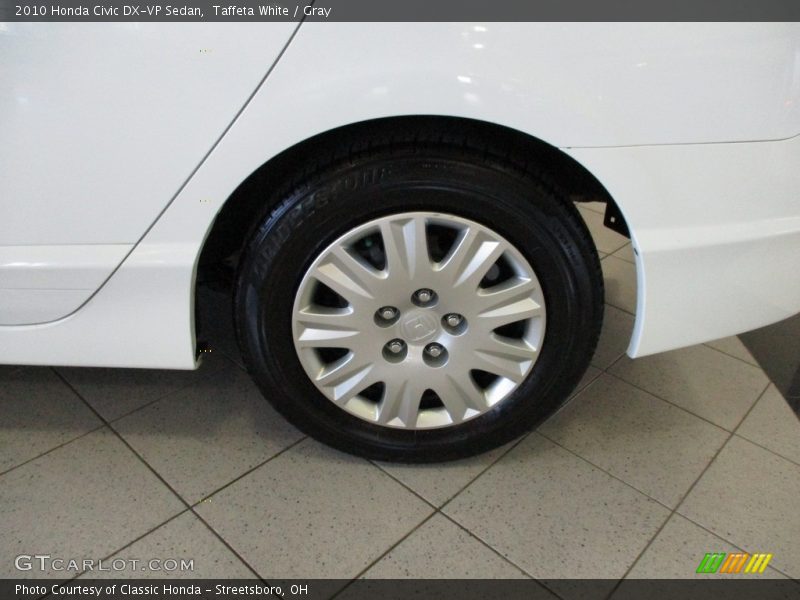 Taffeta White / Gray 2010 Honda Civic DX-VP Sedan