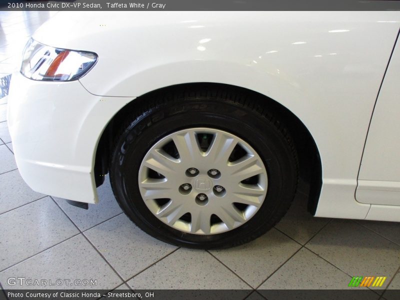 Taffeta White / Gray 2010 Honda Civic DX-VP Sedan