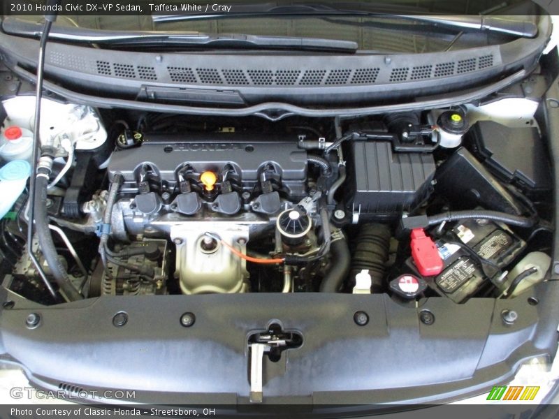 Taffeta White / Gray 2010 Honda Civic DX-VP Sedan