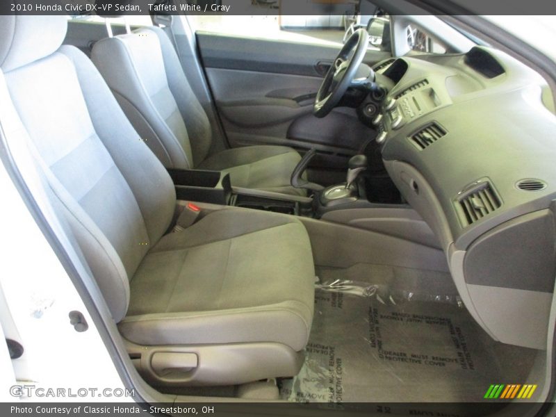 Taffeta White / Gray 2010 Honda Civic DX-VP Sedan