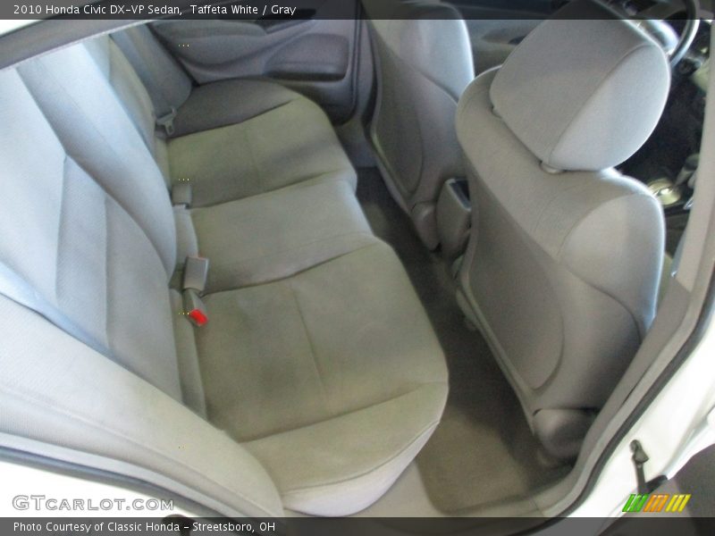 Taffeta White / Gray 2010 Honda Civic DX-VP Sedan