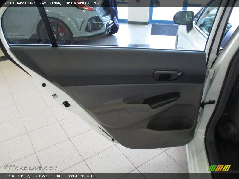 Taffeta White / Gray 2010 Honda Civic DX-VP Sedan