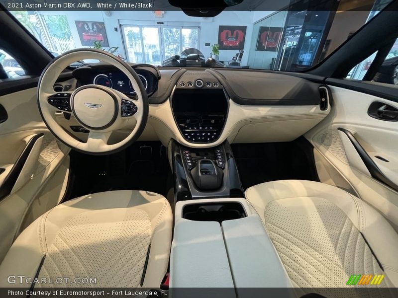  2021 DBX AWD White/Black Interior