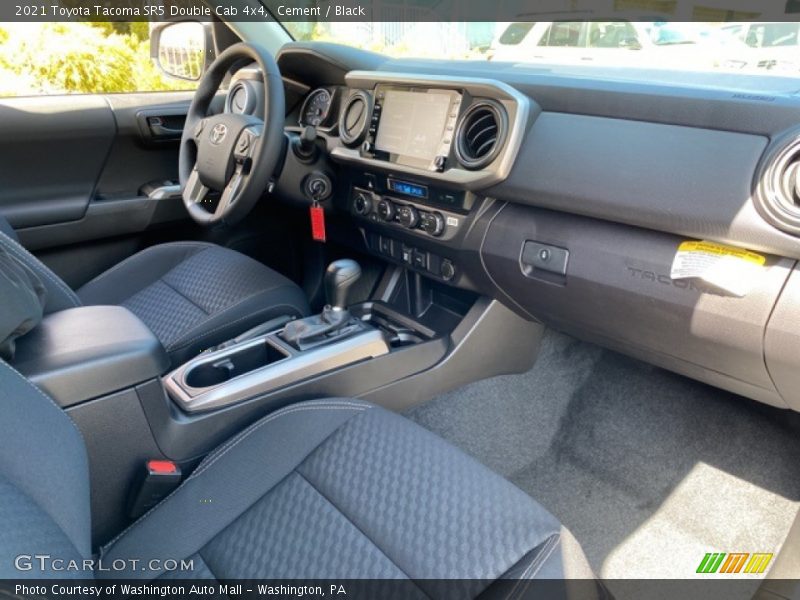  2021 Tacoma SR5 Double Cab 4x4 Black Interior