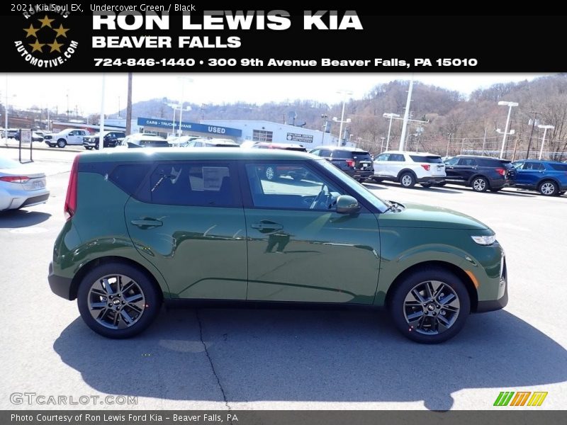 Undercover Green / Black 2021 Kia Soul EX