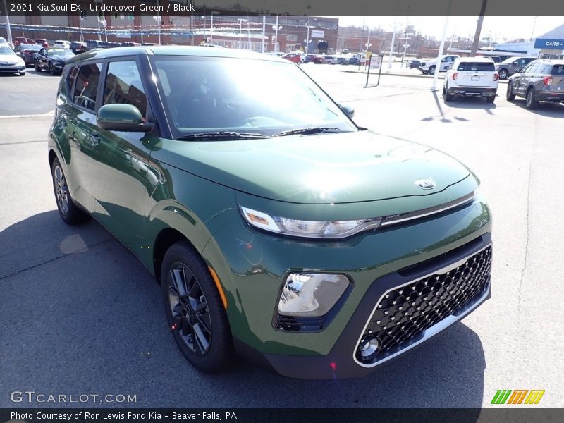 Undercover Green / Black 2021 Kia Soul EX