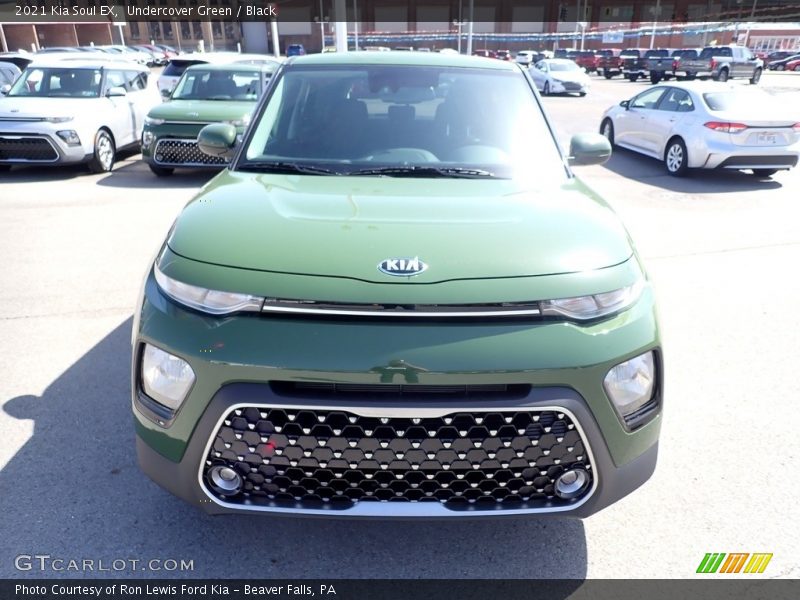 Undercover Green / Black 2021 Kia Soul EX