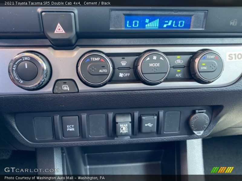 Controls of 2021 Tacoma SR5 Double Cab 4x4