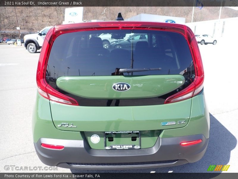 Undercover Green / Black 2021 Kia Soul EX