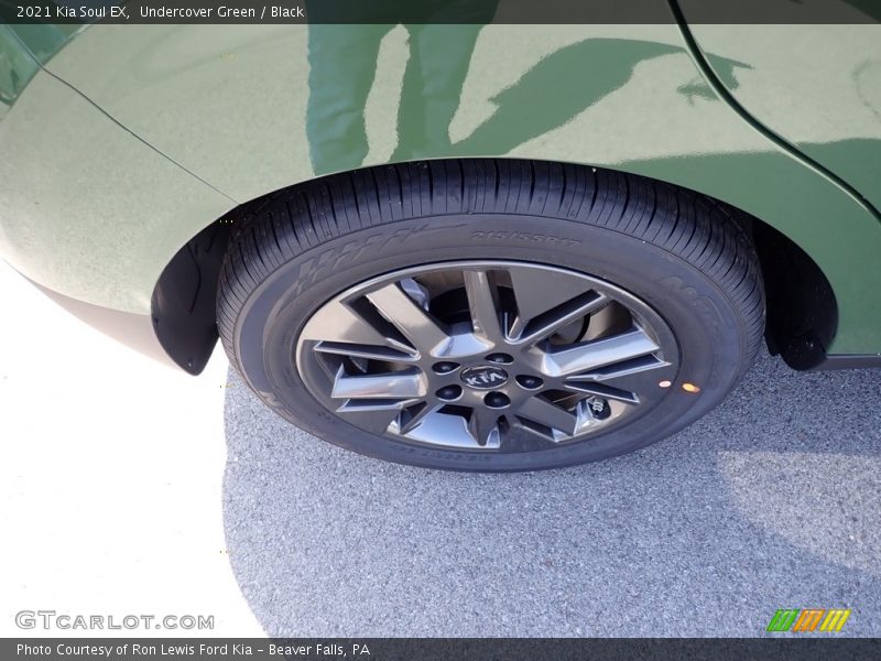 Undercover Green / Black 2021 Kia Soul EX