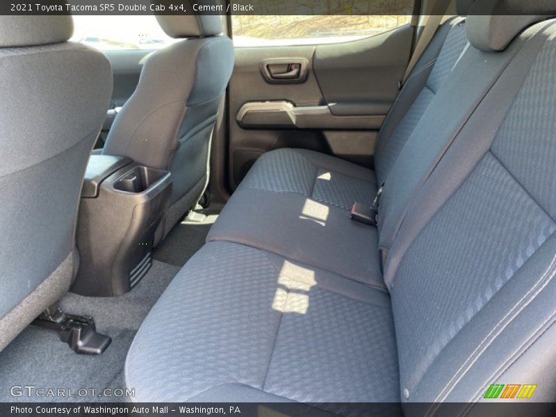 Rear Seat of 2021 Tacoma SR5 Double Cab 4x4