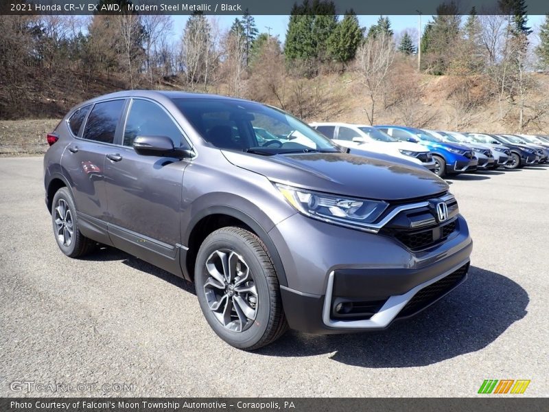 Front 3/4 View of 2021 CR-V EX AWD