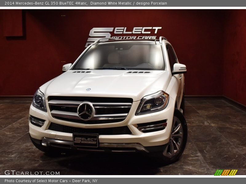 Diamond White Metallic / designo Porcelain 2014 Mercedes-Benz GL 350 BlueTEC 4Matic