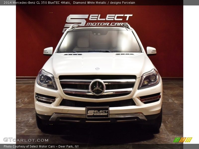 Diamond White Metallic / designo Porcelain 2014 Mercedes-Benz GL 350 BlueTEC 4Matic