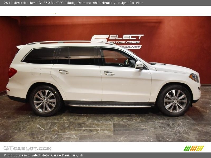 Diamond White Metallic / designo Porcelain 2014 Mercedes-Benz GL 350 BlueTEC 4Matic