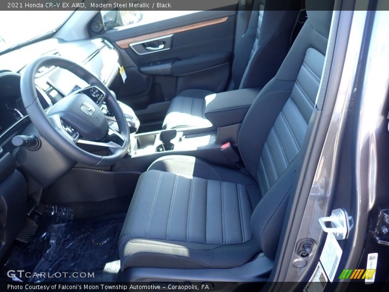 Modern Steel Metallic / Black 2021 Honda CR-V EX AWD