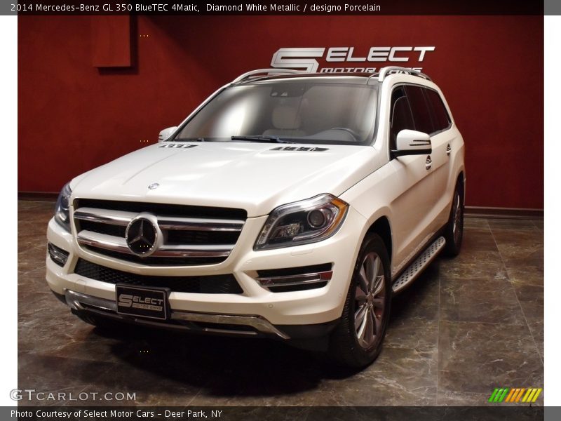 Diamond White Metallic / designo Porcelain 2014 Mercedes-Benz GL 350 BlueTEC 4Matic