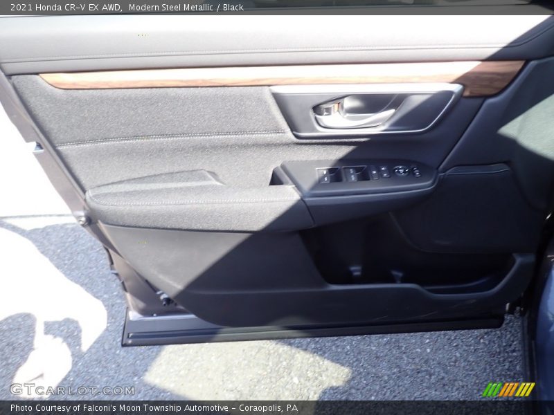 Modern Steel Metallic / Black 2021 Honda CR-V EX AWD