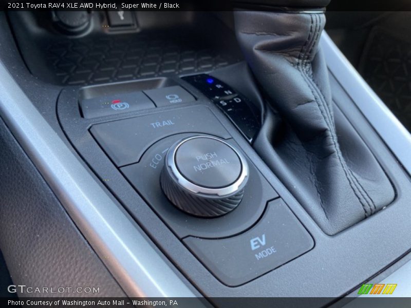 Controls of 2021 RAV4 XLE AWD Hybrid