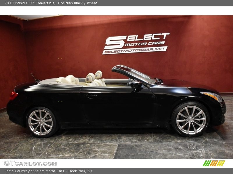 Obsidian Black / Wheat 2010 Infiniti G 37 Convertible