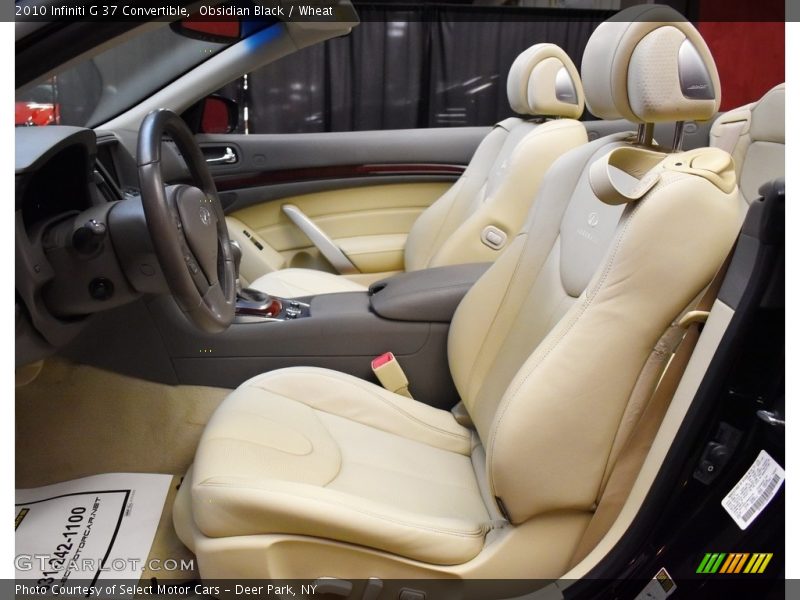 Obsidian Black / Wheat 2010 Infiniti G 37 Convertible