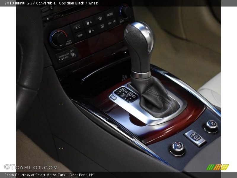 Obsidian Black / Wheat 2010 Infiniti G 37 Convertible