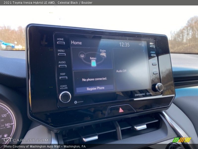 Celestial Black / Boulder 2021 Toyota Venza Hybrid LE AWD