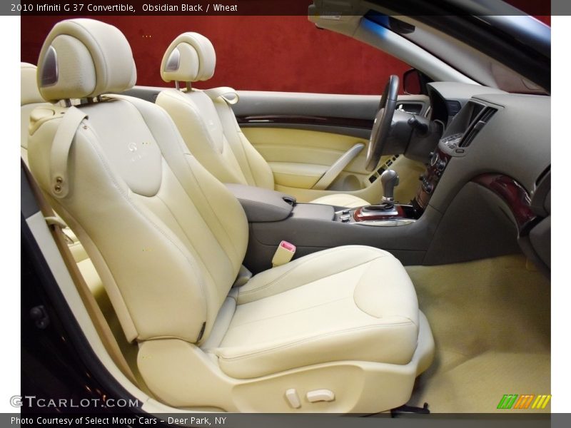 Obsidian Black / Wheat 2010 Infiniti G 37 Convertible