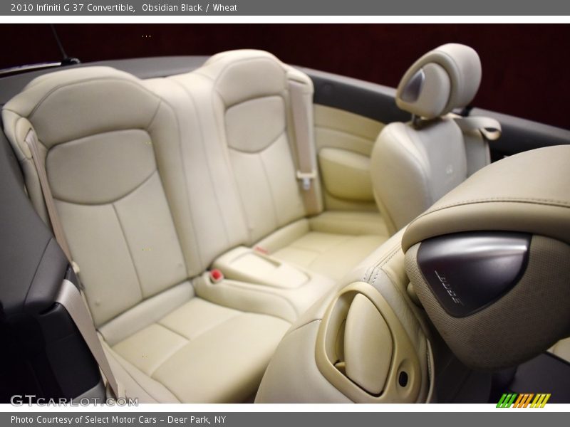 Obsidian Black / Wheat 2010 Infiniti G 37 Convertible