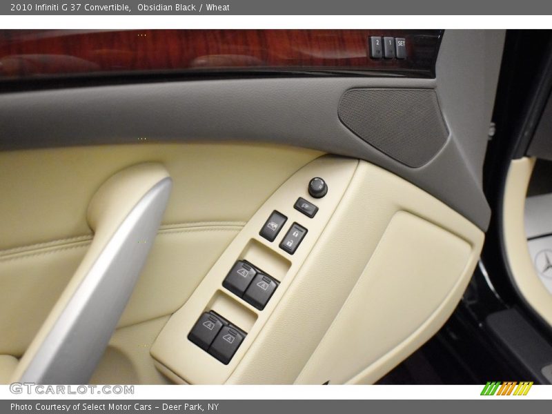 Obsidian Black / Wheat 2010 Infiniti G 37 Convertible