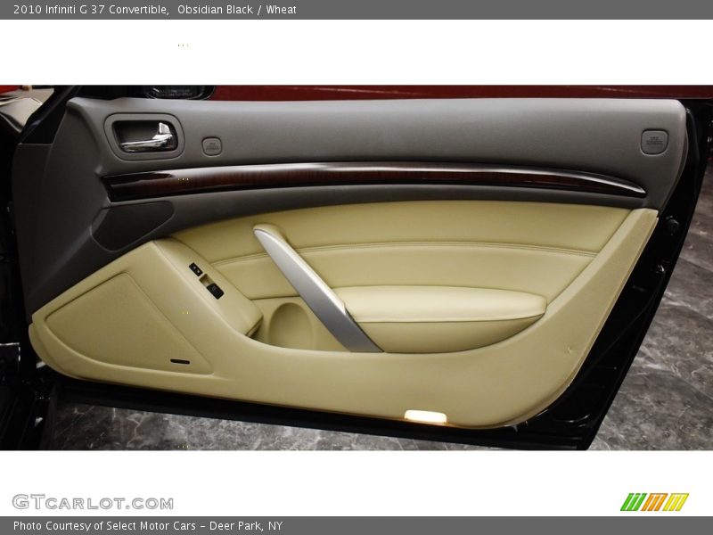 Obsidian Black / Wheat 2010 Infiniti G 37 Convertible