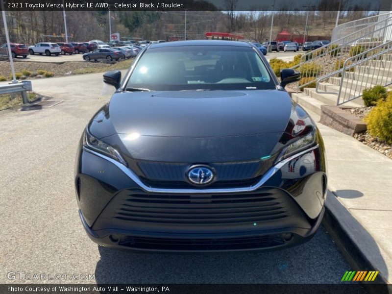 Celestial Black / Boulder 2021 Toyota Venza Hybrid LE AWD