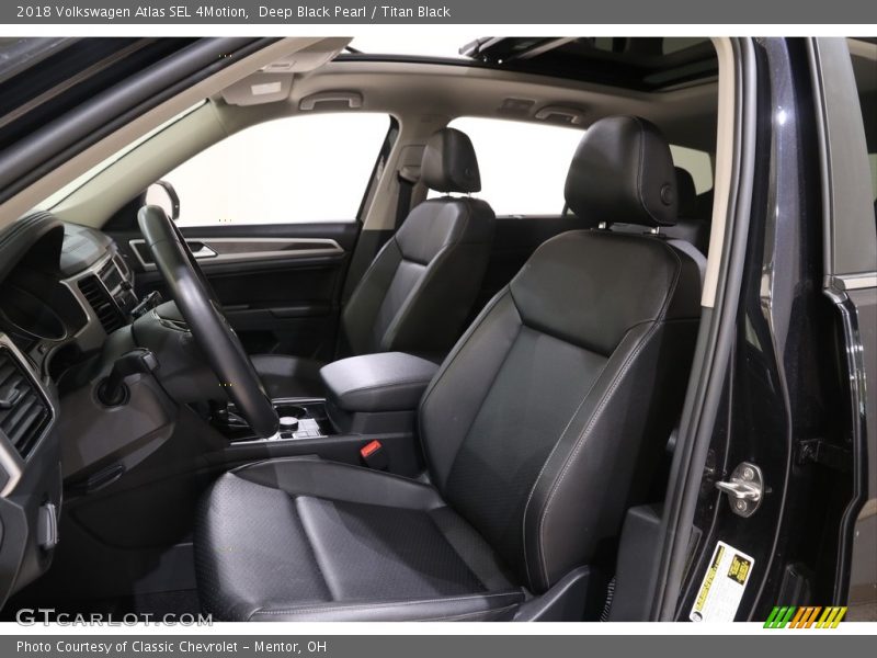 Deep Black Pearl / Titan Black 2018 Volkswagen Atlas SEL 4Motion