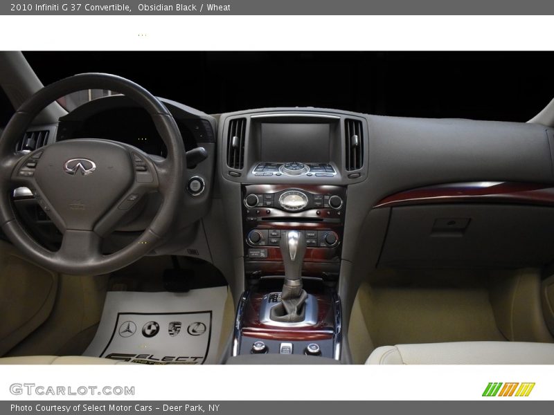 Obsidian Black / Wheat 2010 Infiniti G 37 Convertible