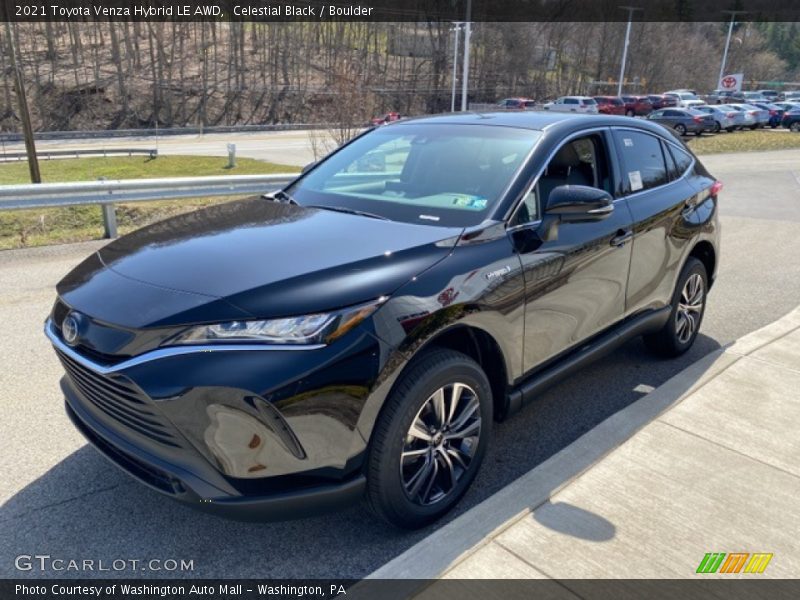 Celestial Black / Boulder 2021 Toyota Venza Hybrid LE AWD