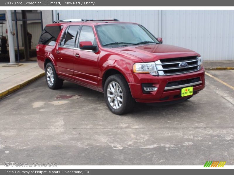 Ruby Red / Ebony 2017 Ford Expedition EL Limited