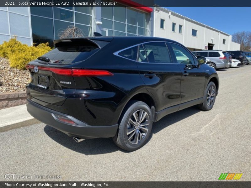 Celestial Black / Boulder 2021 Toyota Venza Hybrid LE AWD
