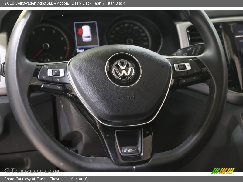 Deep Black Pearl / Titan Black 2018 Volkswagen Atlas SEL 4Motion