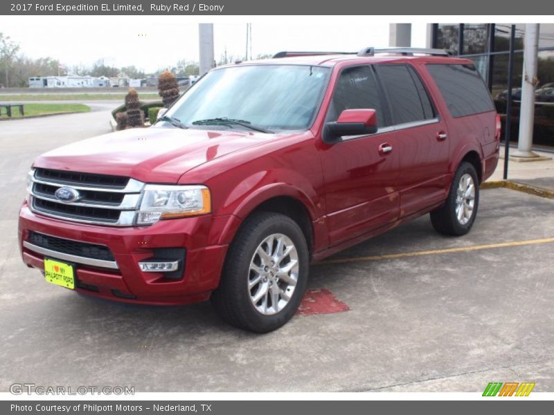 Ruby Red / Ebony 2017 Ford Expedition EL Limited