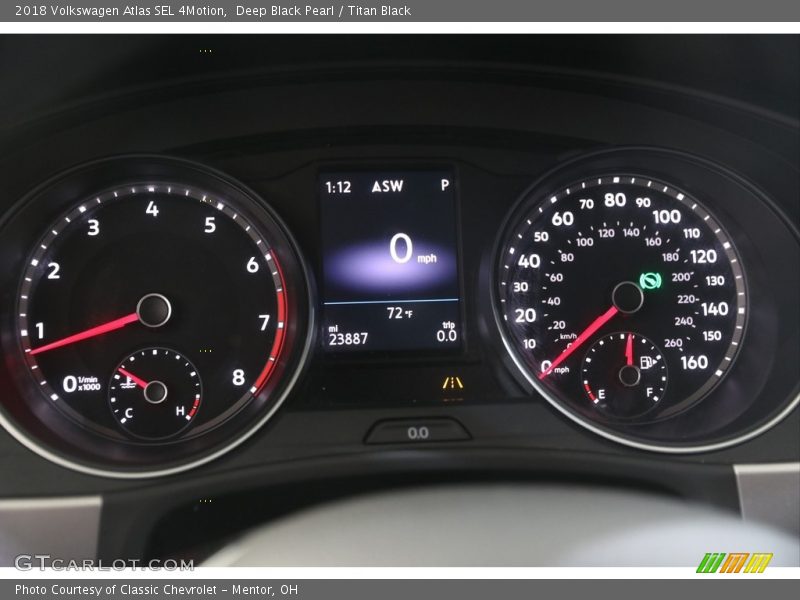 Deep Black Pearl / Titan Black 2018 Volkswagen Atlas SEL 4Motion