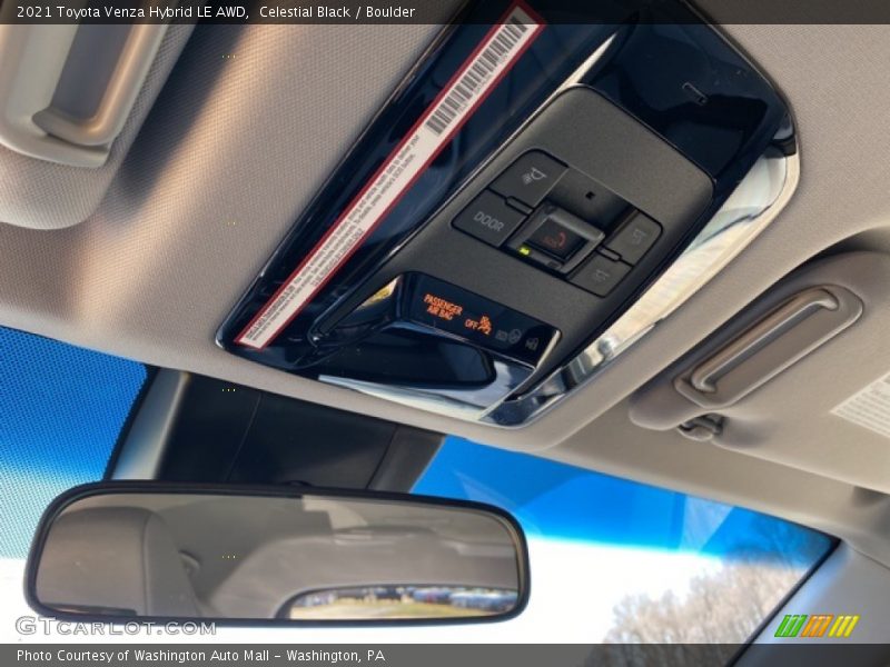 Celestial Black / Boulder 2021 Toyota Venza Hybrid LE AWD