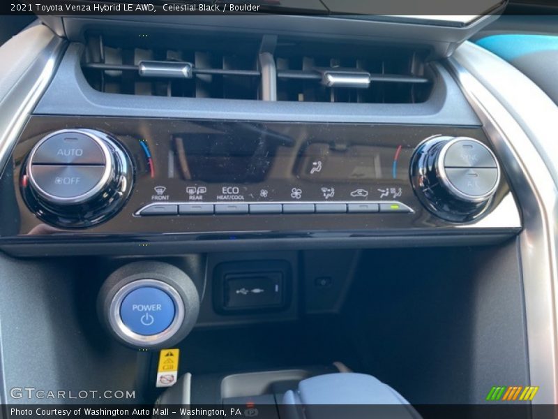Celestial Black / Boulder 2021 Toyota Venza Hybrid LE AWD