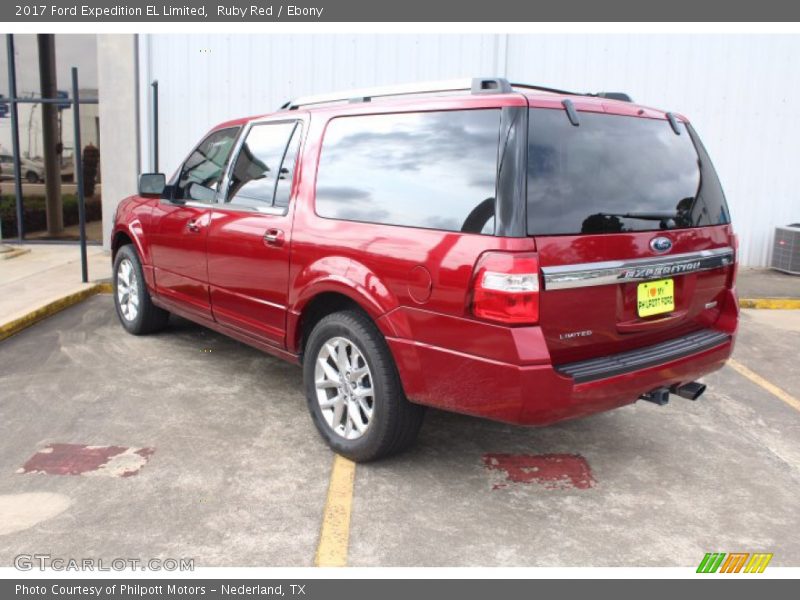 Ruby Red / Ebony 2017 Ford Expedition EL Limited
