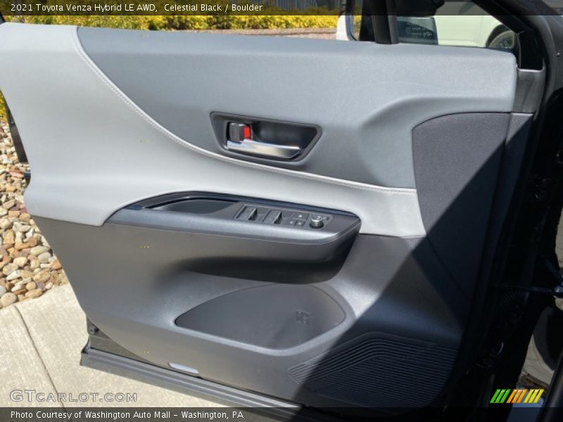 Celestial Black / Boulder 2021 Toyota Venza Hybrid LE AWD